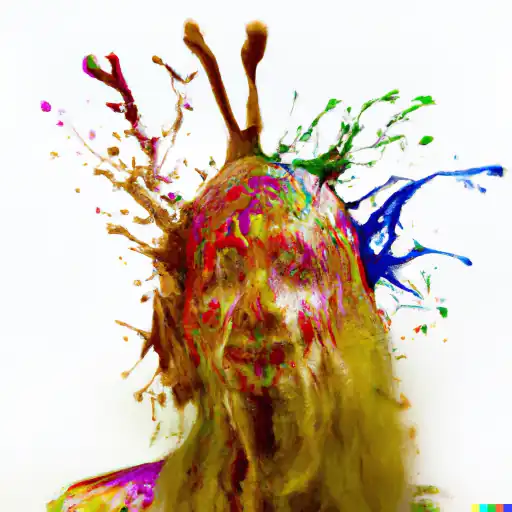 DALL·E 2022 10 25 17.10.51   picture of colorful mud explosions and paint splashes and splitters but as portrait of medusa gigapixel standard scale 6_00x